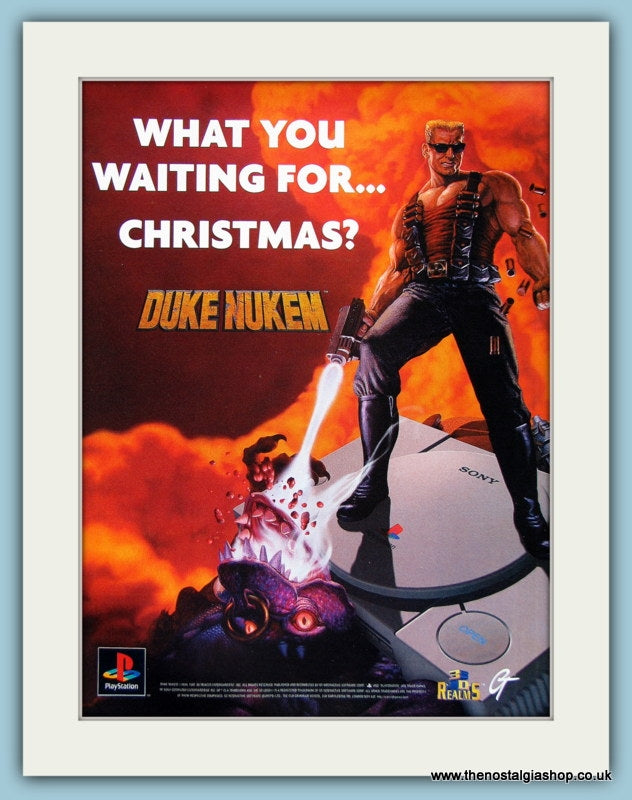 Duke Nukem, 1997 Original Advert (ref AD4026)