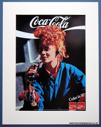 Coca-Cola Set Of 3 Original Adverts 1986 (ref AD1002)