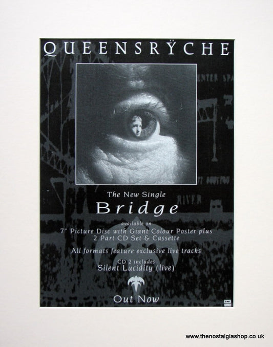 Queensryche - Bridge. Original advert 1994 (ref AD918)
