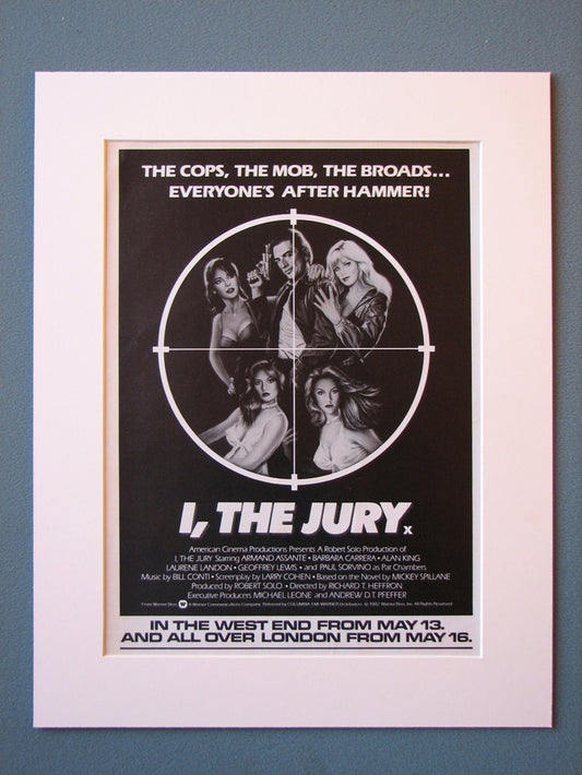 I,The Jury Original Advert (ref AD479)