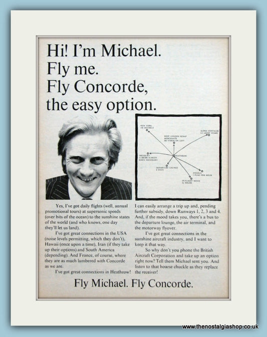 Concorde Original Advert 1973 (ref AD2157)