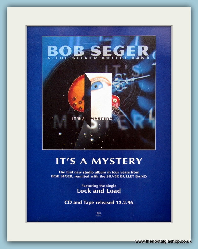 Bob Seger The Silver Bullet Band It s A Mystery 1996 Original Music bob-seger-the-silver-bullet-band-it-s-a-mystery-1996-original-music