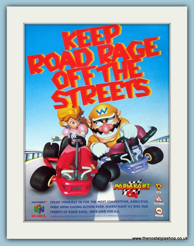 MarioKart 64 Original Advert 1997 (ref AD4029)