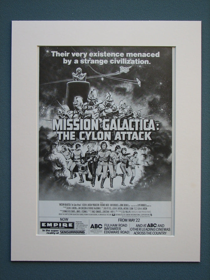 Mission Galactica: The Cylon Attack Original advert 1980 (ref AD595)