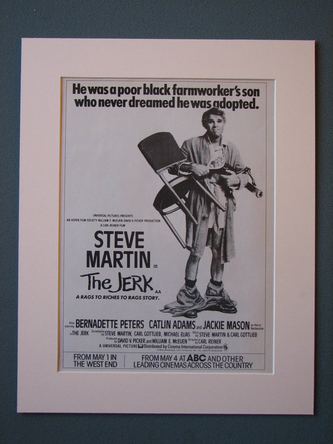 The Jerk Steve Martin 1979 Original advert (ref AD472)