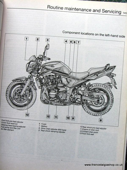 Suzuki GSF650, GSF1250, GSX650F. Haynes Manual  4798  (Ref No B118)