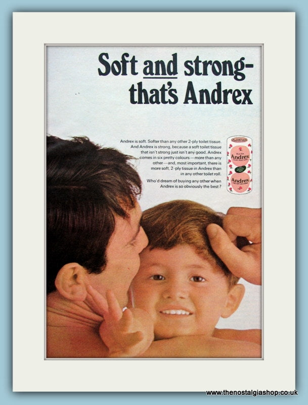 Andrex Toilet Tissue Original Advert 1968 (ref AD3699)