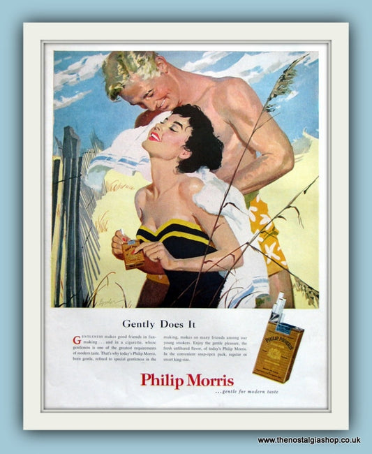 Philip Morris Cigarettes Original Advert 1958 (ref AD8140)