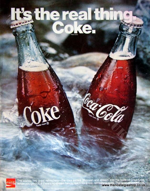 Coca -Cola 1970 Original Advert (ref AD4022)