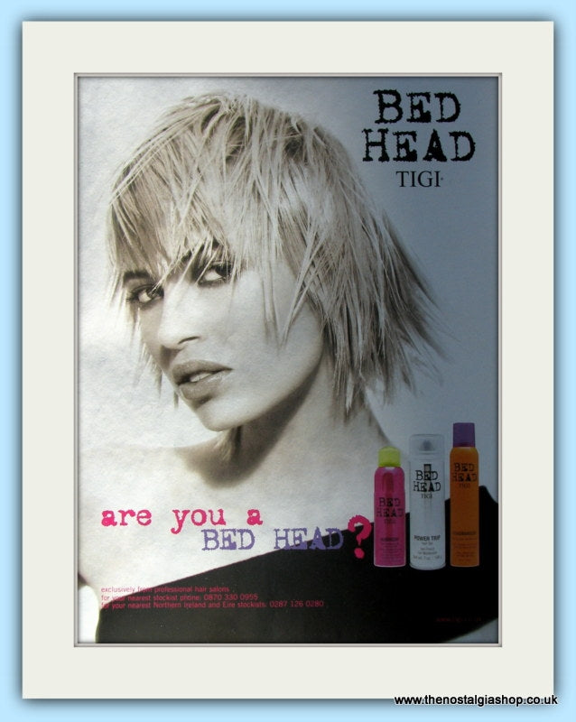 Bed Head Tigi Original Advert 2002 (ref AD4929)