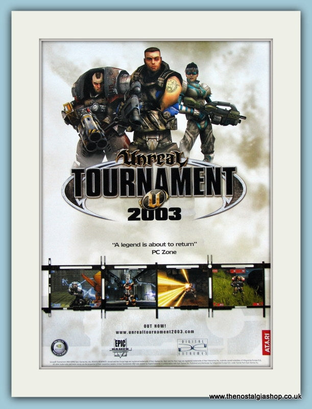 Unreal Tournament 2003 Original Advert (ref AD3975)