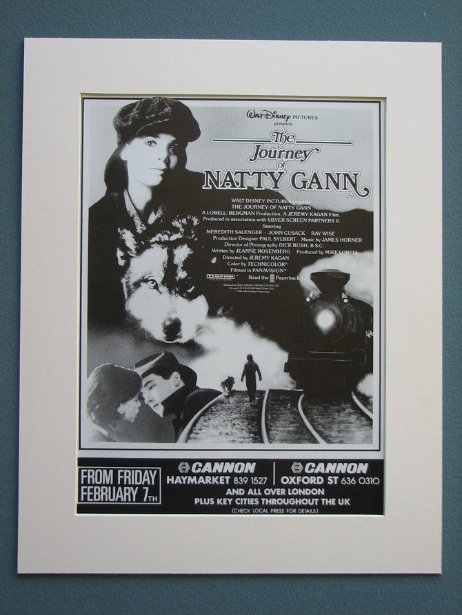 The Journey of Natty Gann 1985 Original advert (ref AD659)