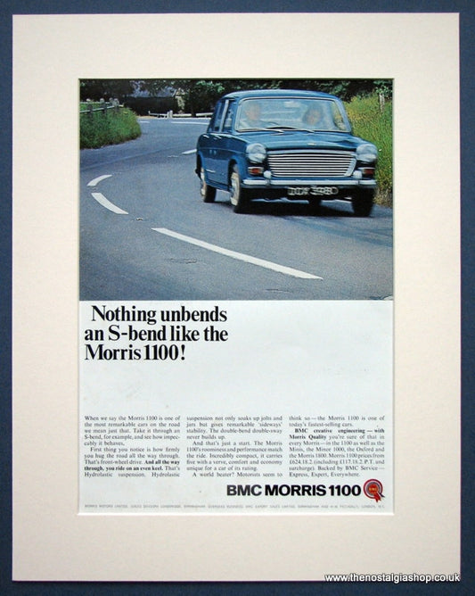 Morris 1100. Original advert 1966 (ref AD1348)