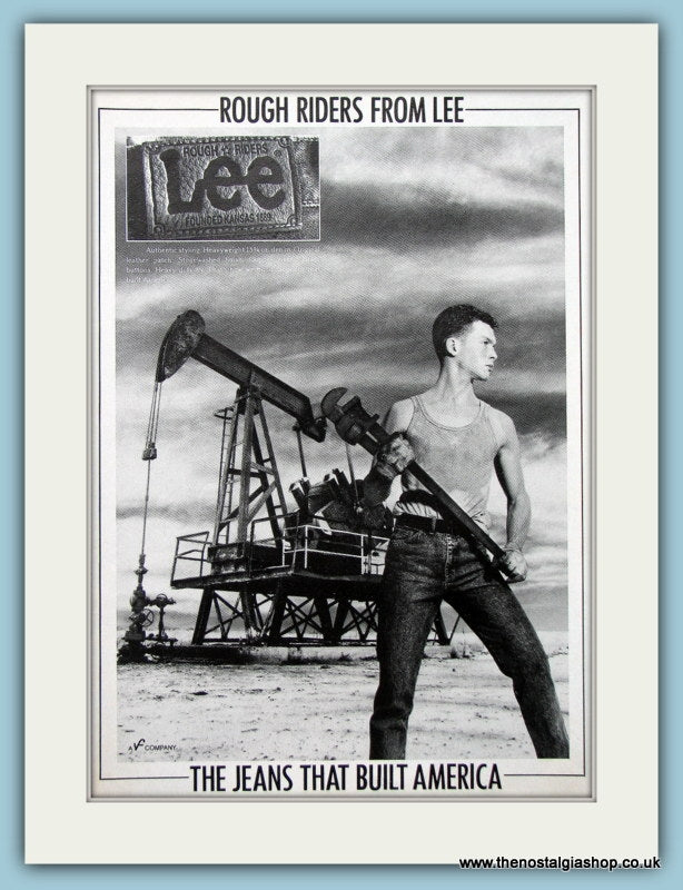 Lee Cooper Jeans Original Advert 1986 (ref AD4582)