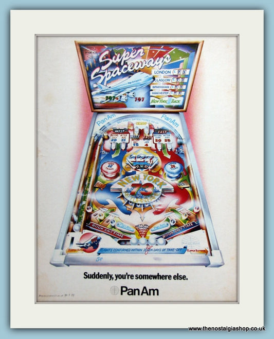 Pan Am Original Advert 1972 (ref AD2187)