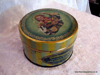 Wilkin's Greensleeves Fruit Bon Bons. Vintage Tin (ref nos052)