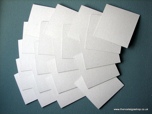 Backing Board. Grey, Size 4 x 4 Inch. Quantity 20 Sheets.