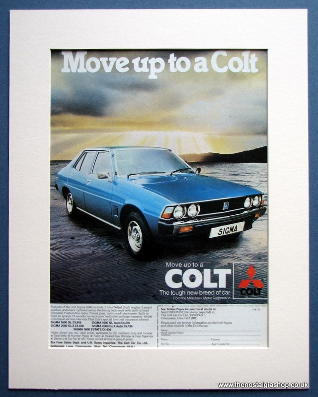 Colt Sigma 2000 1978 Original Advert (ref AD1479)