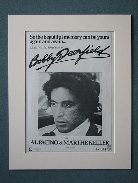 Bobby Deerfield 1978 Original advert (ref AD442)
