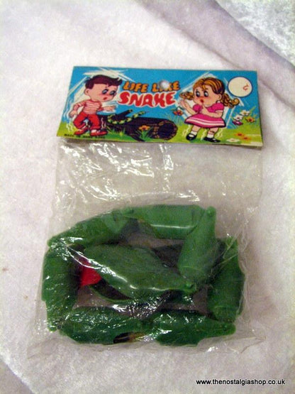 Toy Snake 1960s still sealed. (ref nos060i)
