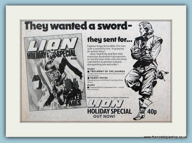 Lion Holiday Special Book Original Advert 1979 (ref AD6408)