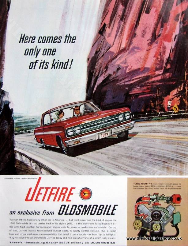 Oldsmobile Jetfire 1963 Original Advert (ref AD4075)