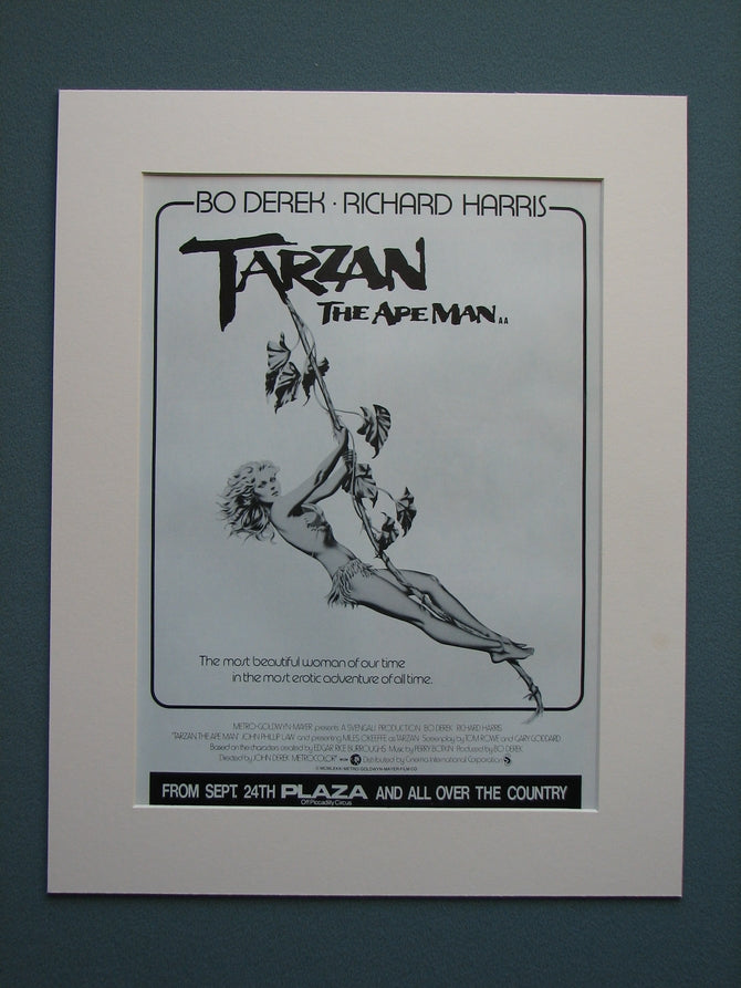 Tarzan The Ape Man 1981 Original advert (ref AD544)