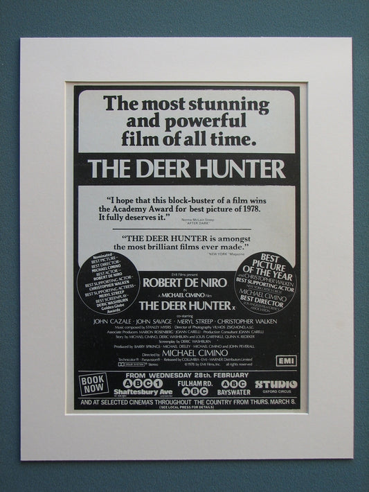The Deer Hunter 1978 Original advert (ref AD633)