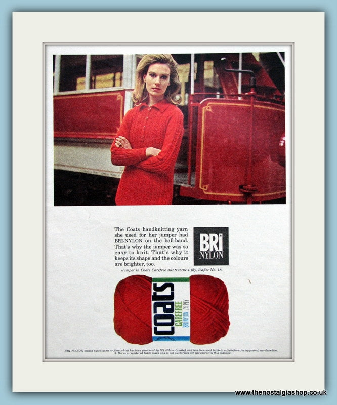 BRI Nylon Set of 2 Original Adverts 1965 (ref AD3525)