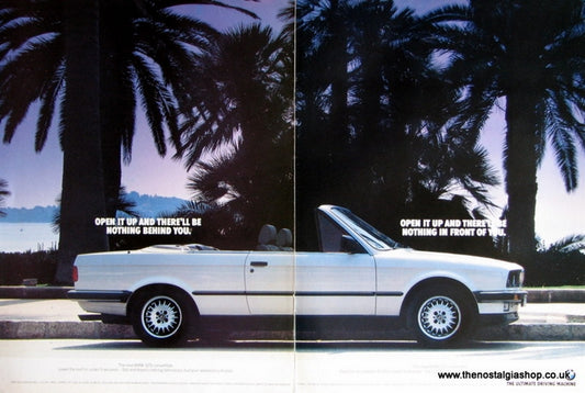 BMW 325i Convertible 1986 Original Advert (ref AD1652)