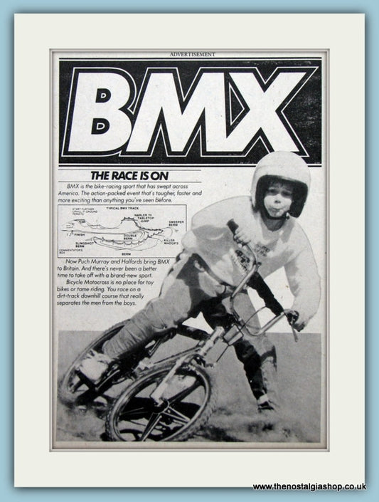 BMX Bike Racing Original Advert 1980 (ref AD2664)