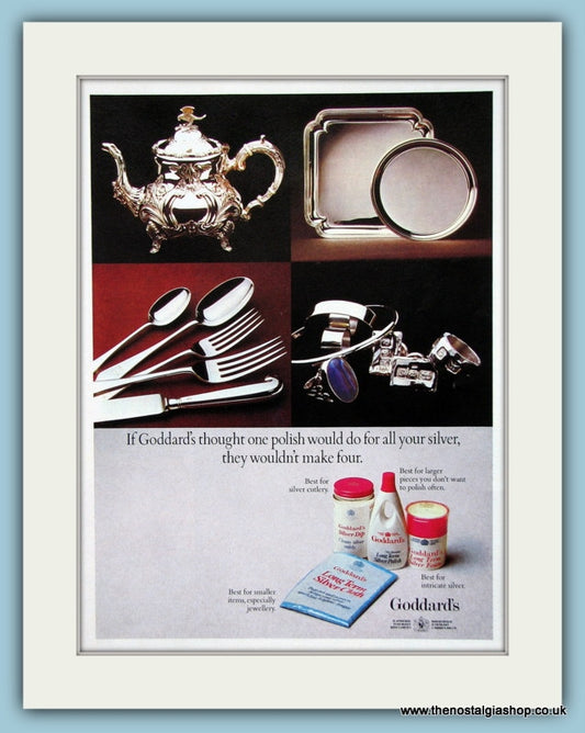 Goddard's Silver Cleaner. Original Advert 1975 (ref AD2485)