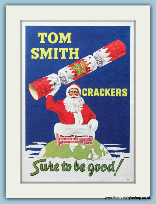 Tom Smith Crackers Christmas Original Advert  1953 (ref AD4316)