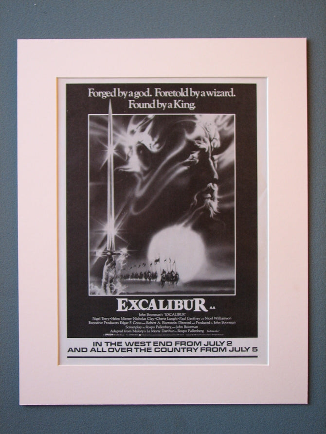 Excalibur 1981 Original advert (ref AD474)