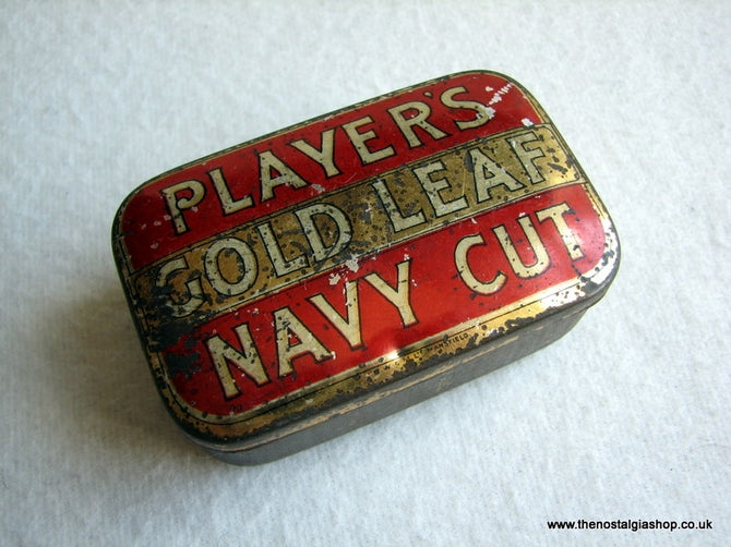 Players Gold Leaf Navy Cut Tin. (ref Nos028)