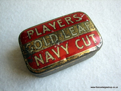 Players Gold Leaf Navy Cut Tin. (ref Nos028)