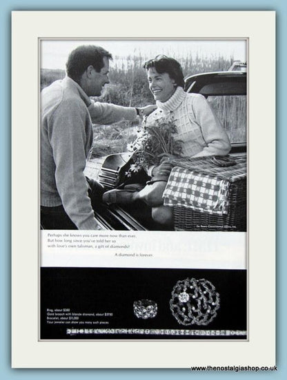 Diamond Jewellery Set Of 4 Original Adverts (ref AD 6178)