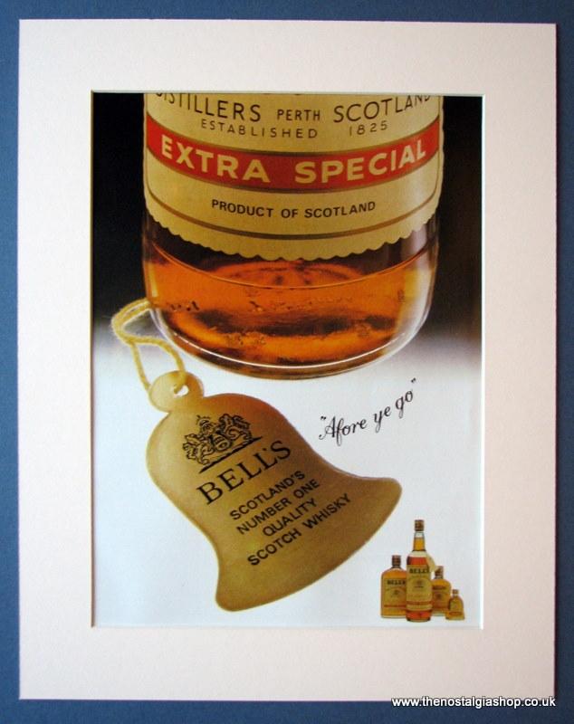 Bell's Scotch Whisky. Set of 3 Original adverts 1982 & 1986 (ref AD1190)