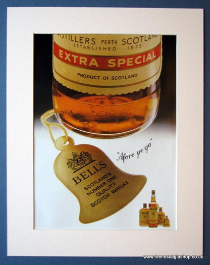 Bell's Scotch Whisky. Set of 3 Original adverts 1982 & 1986 (ref AD1190)