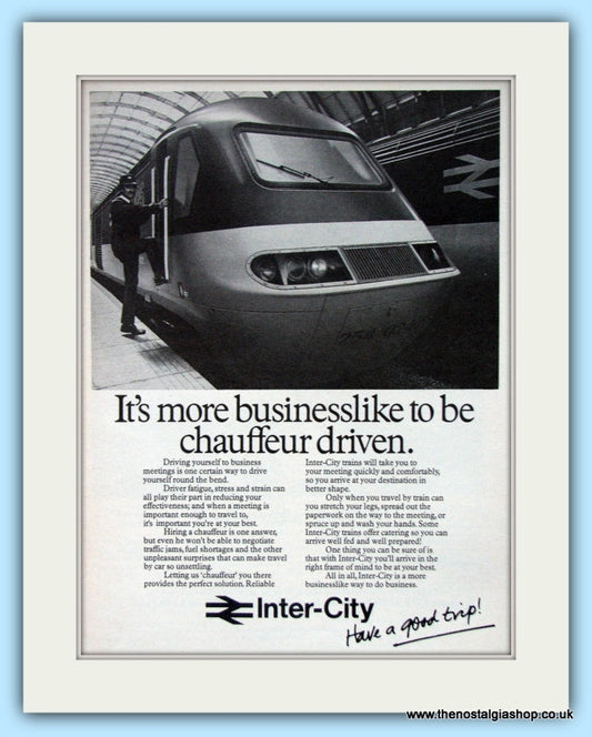 Inter-City Business Travel 1973 & 1979 Set Of 3 Original Adverts (ref AD6551)