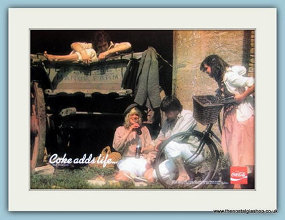 Coca Cola Set Of 2 Original Adverts 1978 (ref AD2262)