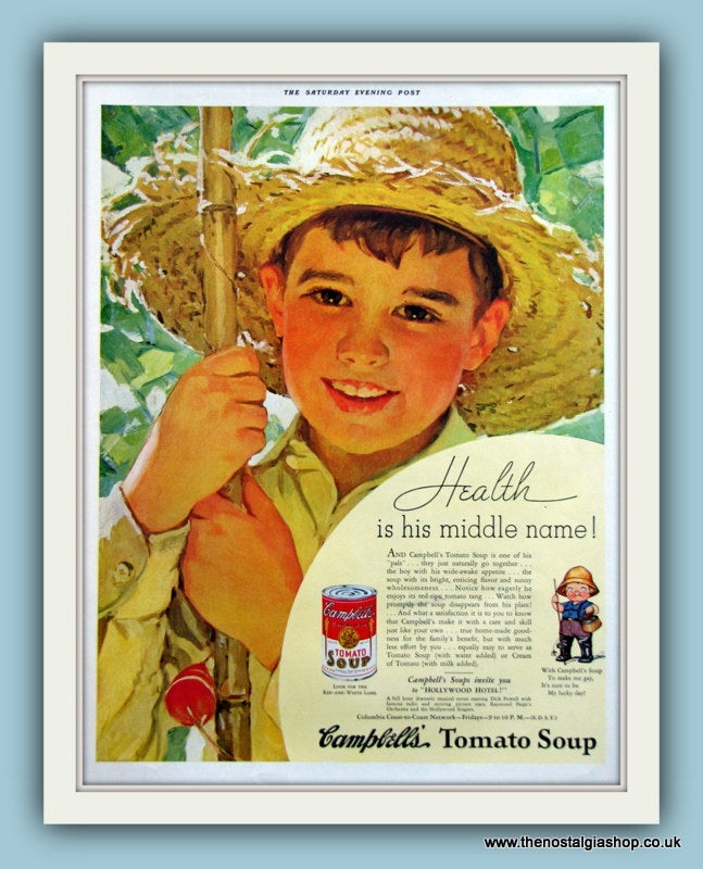 Campbells Tomato Soup. Original Advert 1935 (ref AD8157)