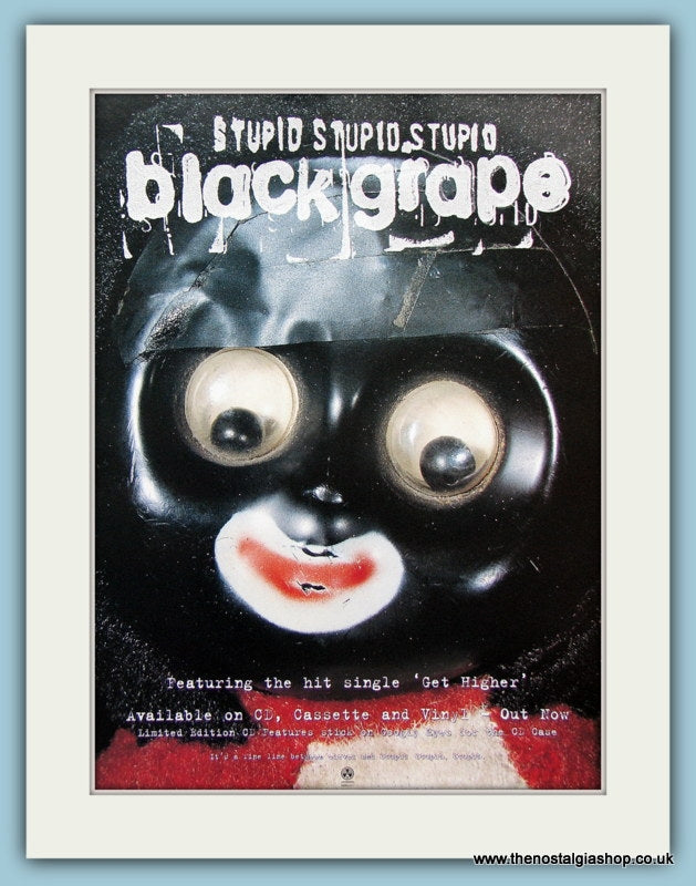 Black Grape Stupid Stupid Stupid Original Music Advert 1997 (ref AD3418)