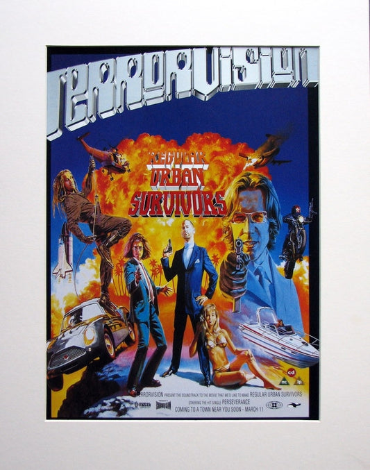 Terrorvision Set of 3 Original adverts 1996 (ref AD889)