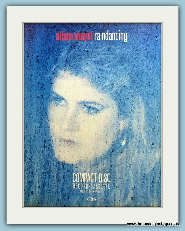 Alison Moyet Raindancing 1987 Original Advert (ref AD3079)