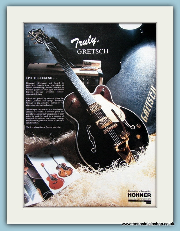 Gretsch Guitars Original Advert 1991 (ref AD2722)