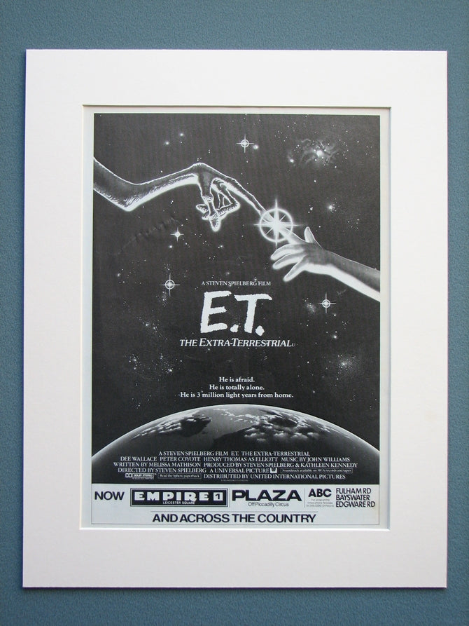 E.T. The Extra Terrestrial 1983 Original advert (ref AD583)