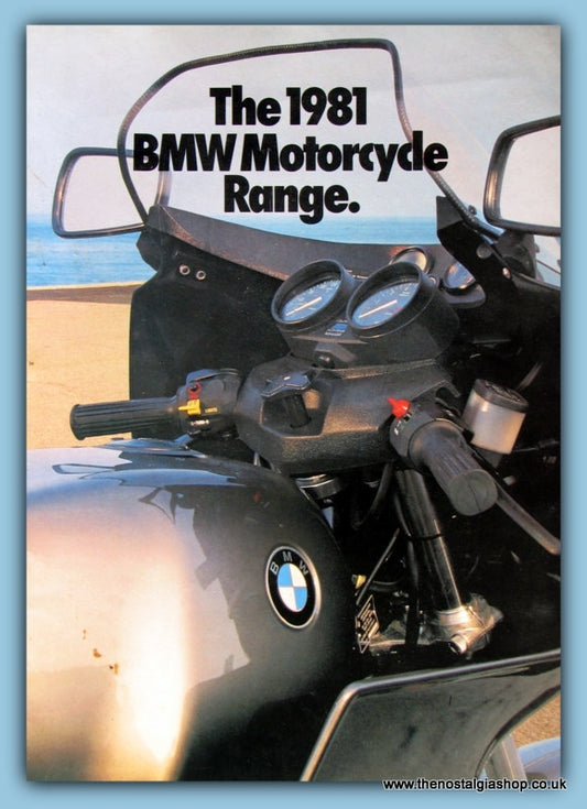 BMW Motorcycle Range 1981 (ref m11)