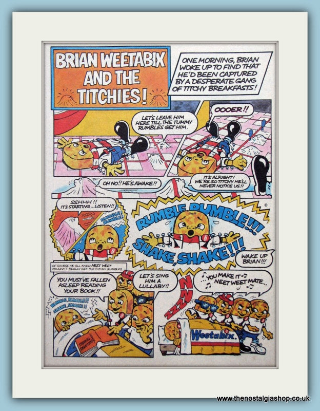 Weetabix Titchy Breakfasts Set Of 2 Original Adverts 1983 & 1984 (AD6448)