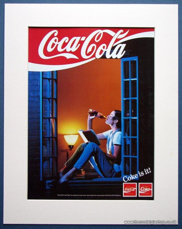 Coca-Cola Set Of 3 Original Adverts 1986 (ref AD1002)